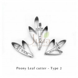 牡丹叶子切模 - 种类 2